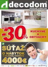 Decodom - Z�ava na kuchyne a ob�va�ky