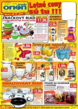 Oriontrade let�k-letn� ceny 