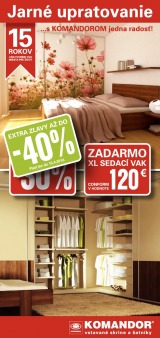 KOMANDOR Jarn� upratovanie