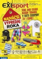EXIsport - v�predaj roka