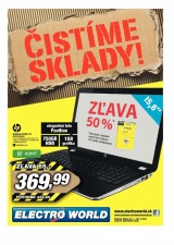Electro World let�k - �ist�me sklady