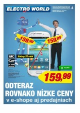 let�k Electro World - rovnako n�zk� ceny