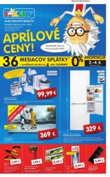 Okay let�k - Apr�lov� ceny