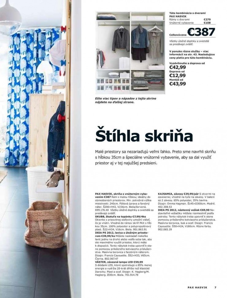 let�k Ikea katalog - Skrine strana 7