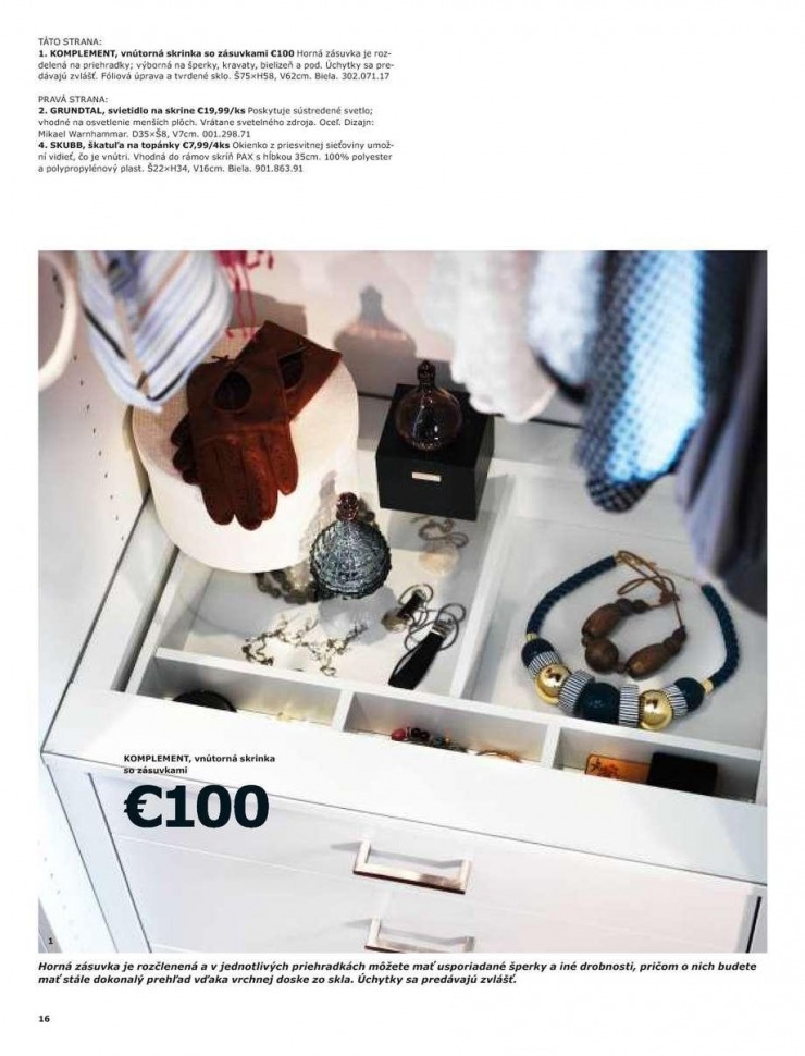 let�k Ikea katalog - Skrine strana 16