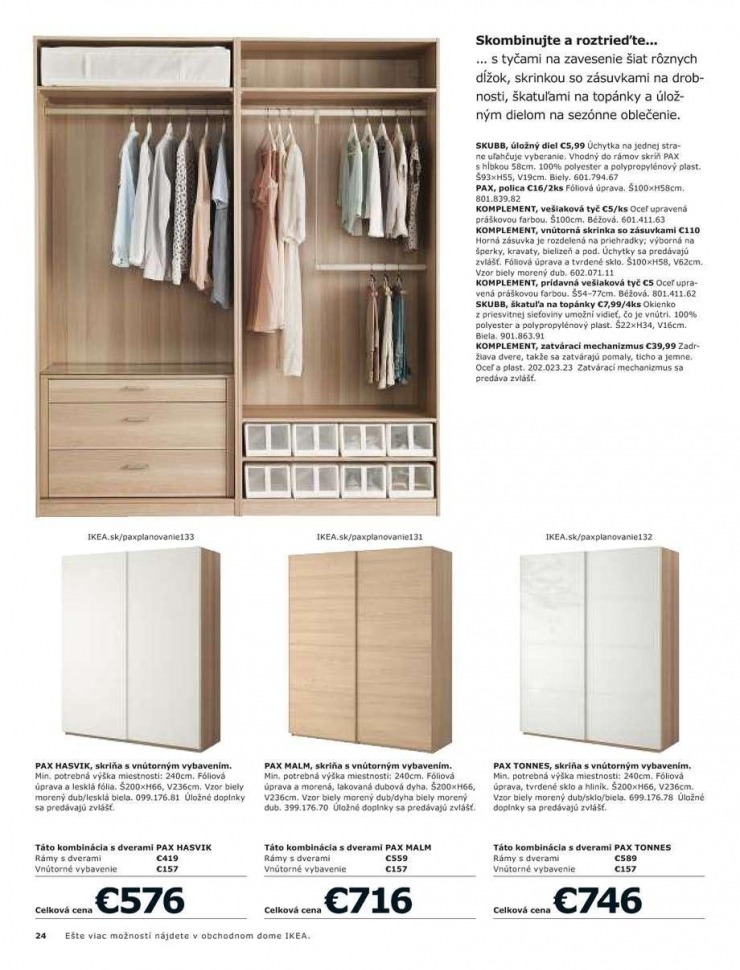 let�k Ikea katalog - Skrine strana 24