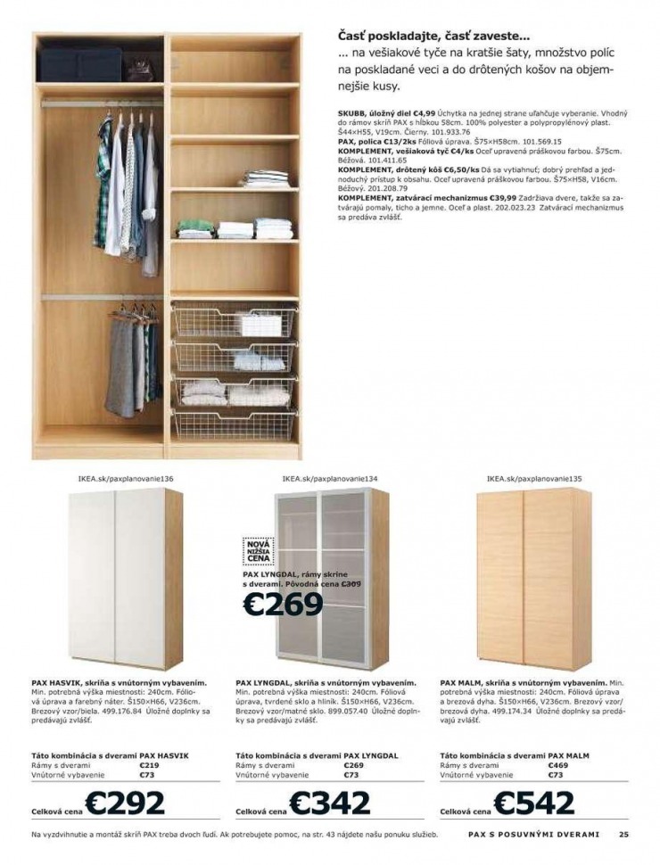 let�k Ikea katalog - Skrine strana 25