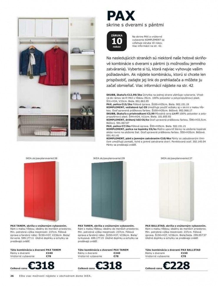 let�k Ikea katalog - Skrine strana 26