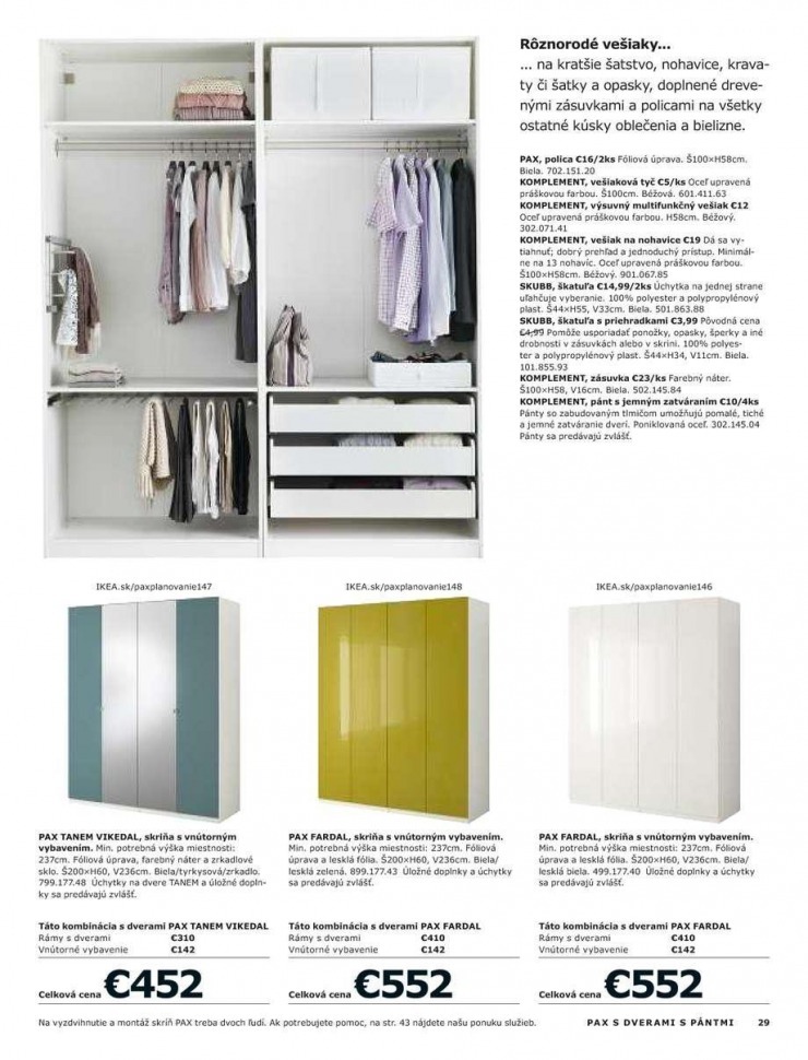 let�k Ikea katalog - Skrine strana 29