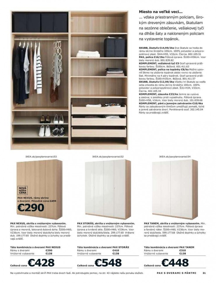 let�k Ikea katalog - Skrine strana 31