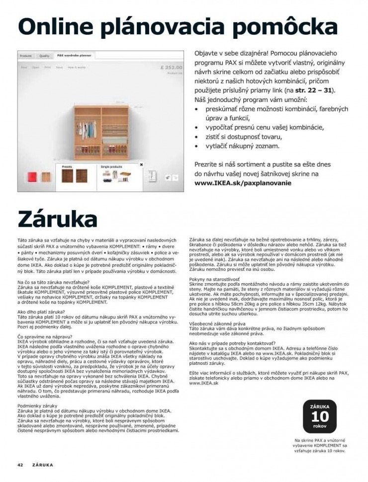 let�k Ikea katalog - Skrine strana 42