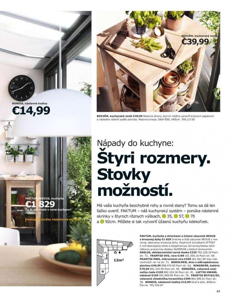 let�k Kuchyne a spotrebi�e Ikea strana 27