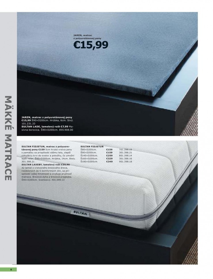 let�k Ikea let�k-matrace strana 8