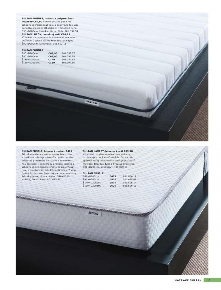 let�k Ikea let�k-matrace strana 13