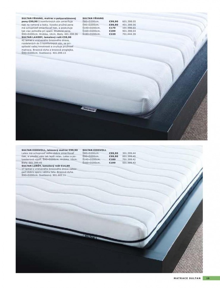 let�k Ikea let�k-matrace strana 19