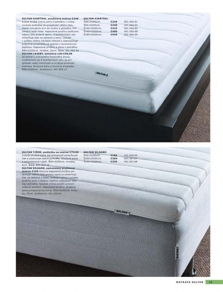 let�k Ikea let�k-matrace strana 23