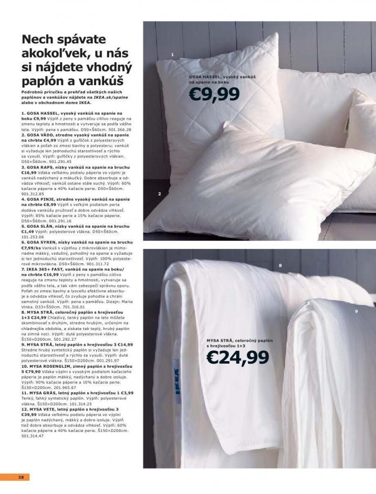 let�k Ikea let�k-matrace strana 28
