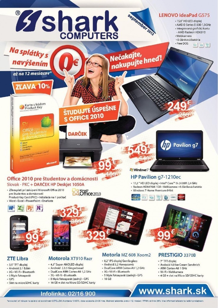 let�k SHARK Computers akciov� let�k strana 1