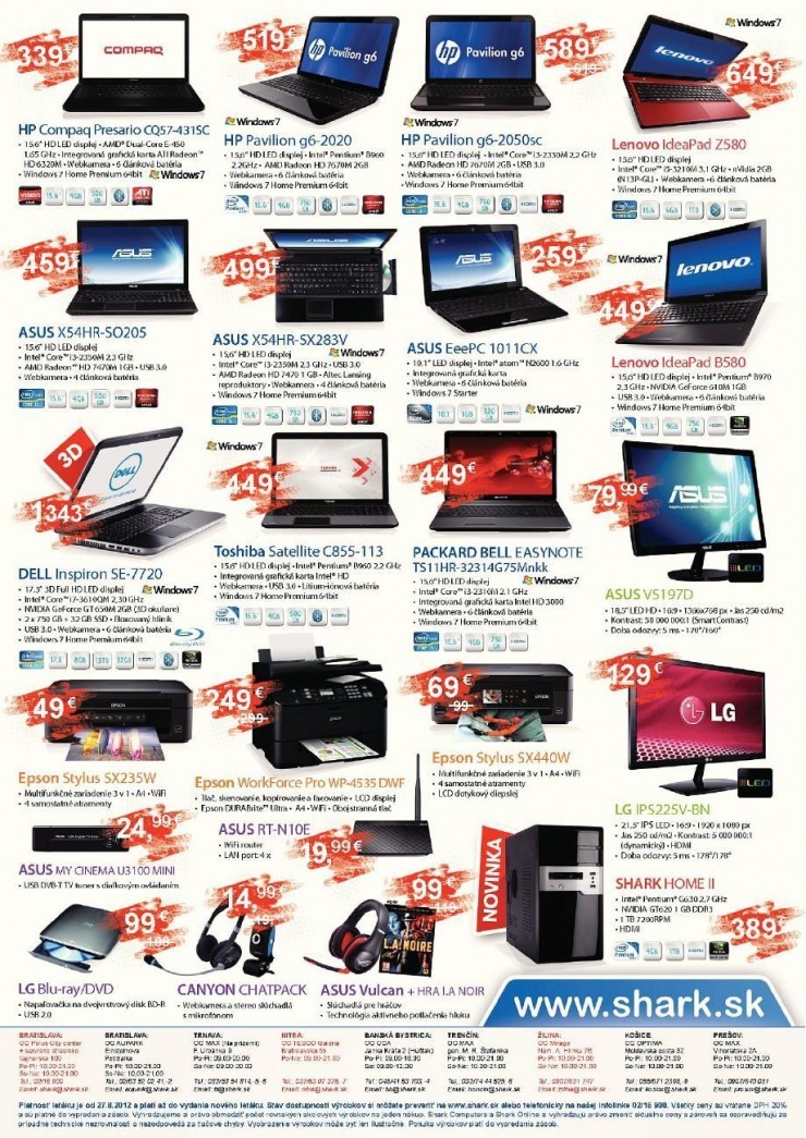 let�k SHARK Computers akciov� let�k strana 2