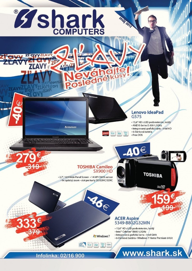 let�k ak�n� let�k SHARK Computers  strana 1