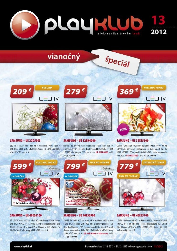 let�k PlayKlub Viano�n� �peci�l strana 1