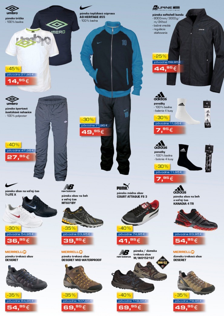 let�k Sportisimo let�k - Predsez�nne z�avy strana 2