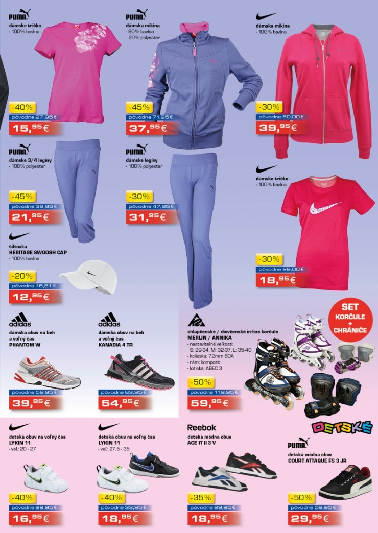 let�k Sportisimo let�k - Predsez�nne z�avy strana 3