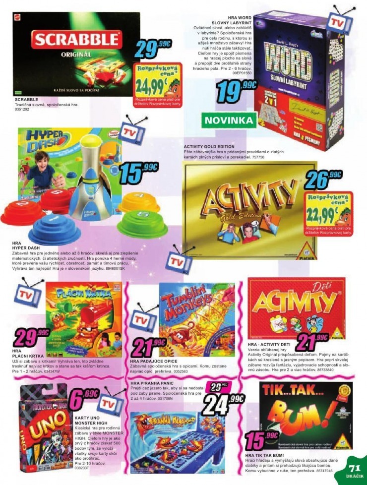 let�k Dr��ik - Viano�n� katal�g strana 71