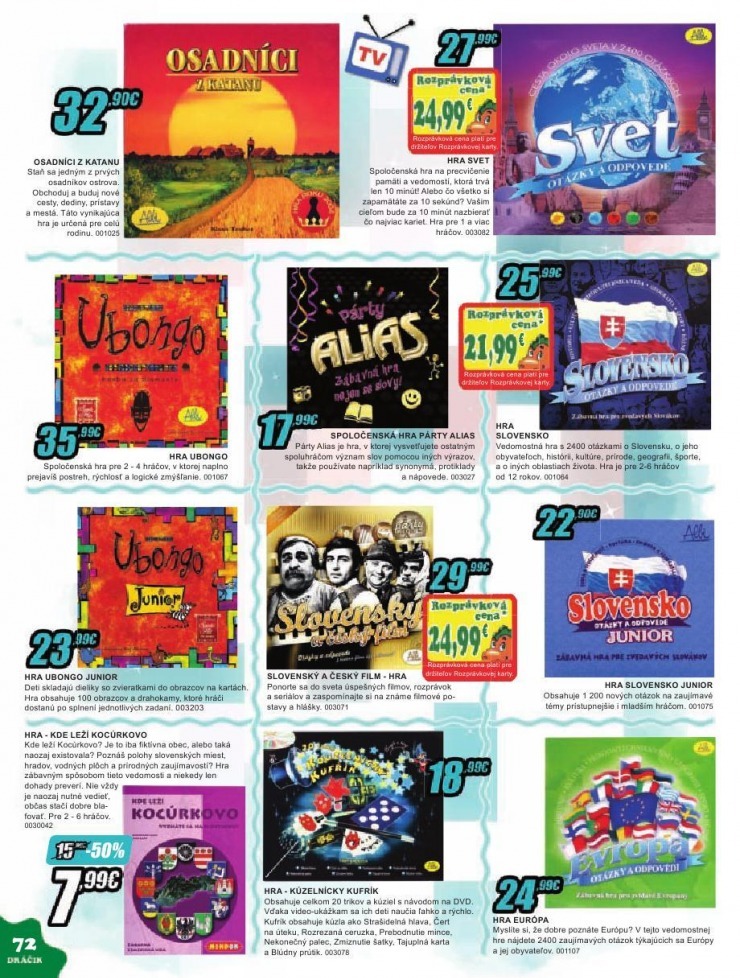 let�k Dr��ik - Viano�n� katal�g strana 72