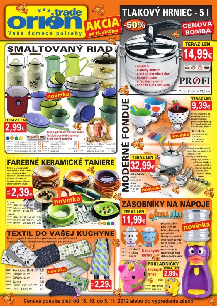 let�k Oriontrade ak�n� ponuka strana 1