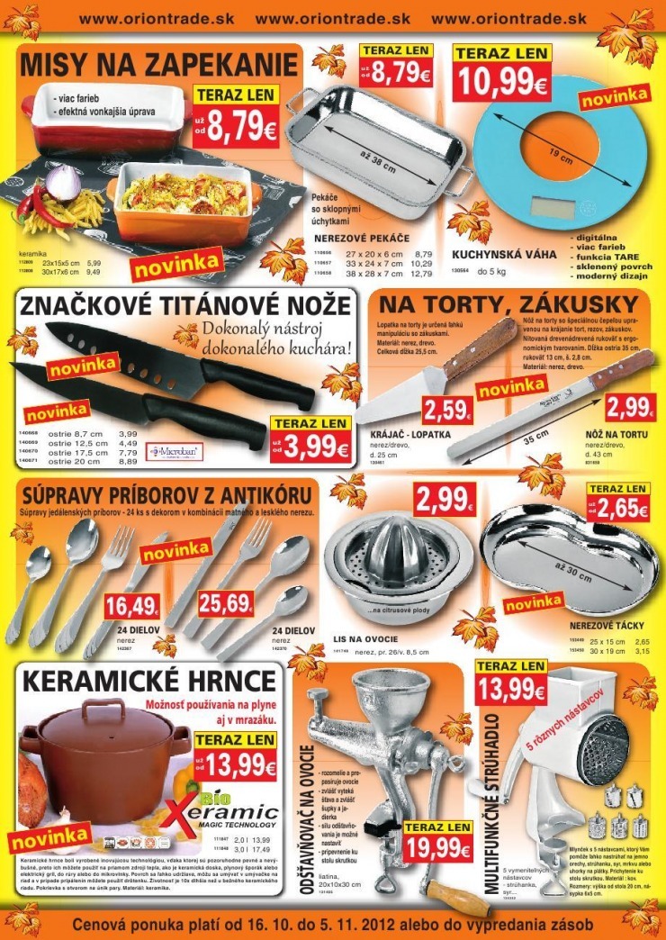 let�k Oriontrade ak�n� ponuka strana 2