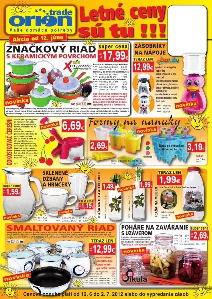 let�k Oriontrade let�k-letn� ceny  strana 1