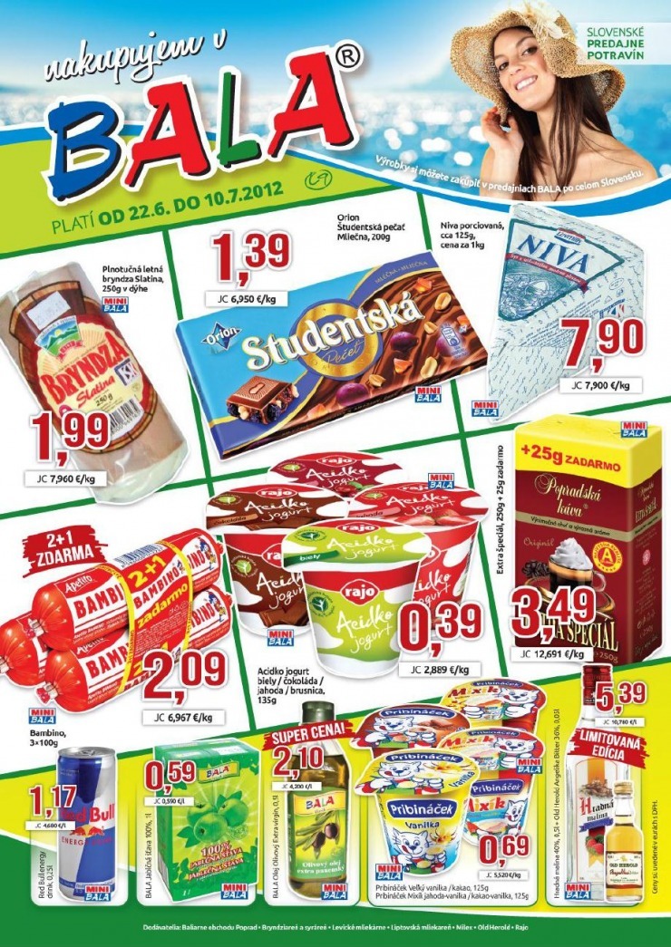 let�k let�k predajne BALA  strana 1