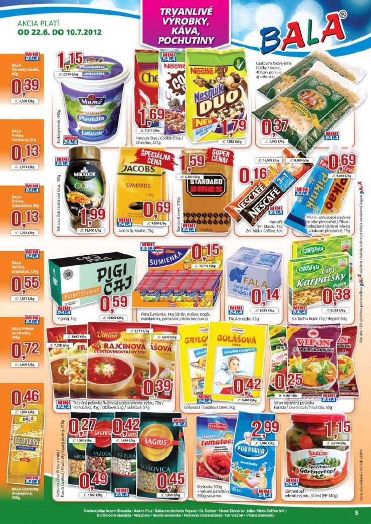 let�k let�k predajne BALA  strana 5