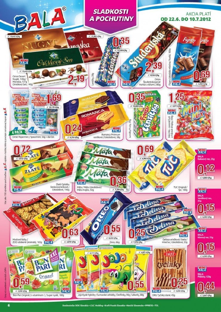 let�k let�k predajne BALA  strana 6