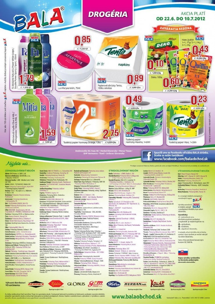 let�k let�k predajne BALA  strana 8