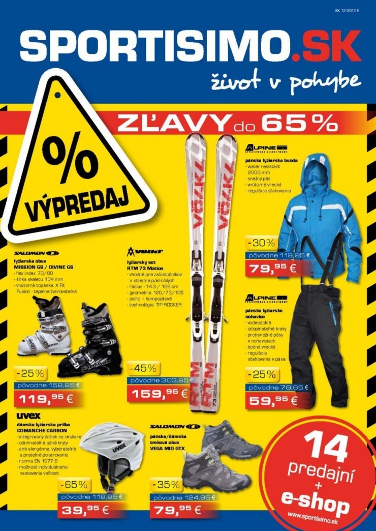 let�k Sportisimo z�avy strana 1