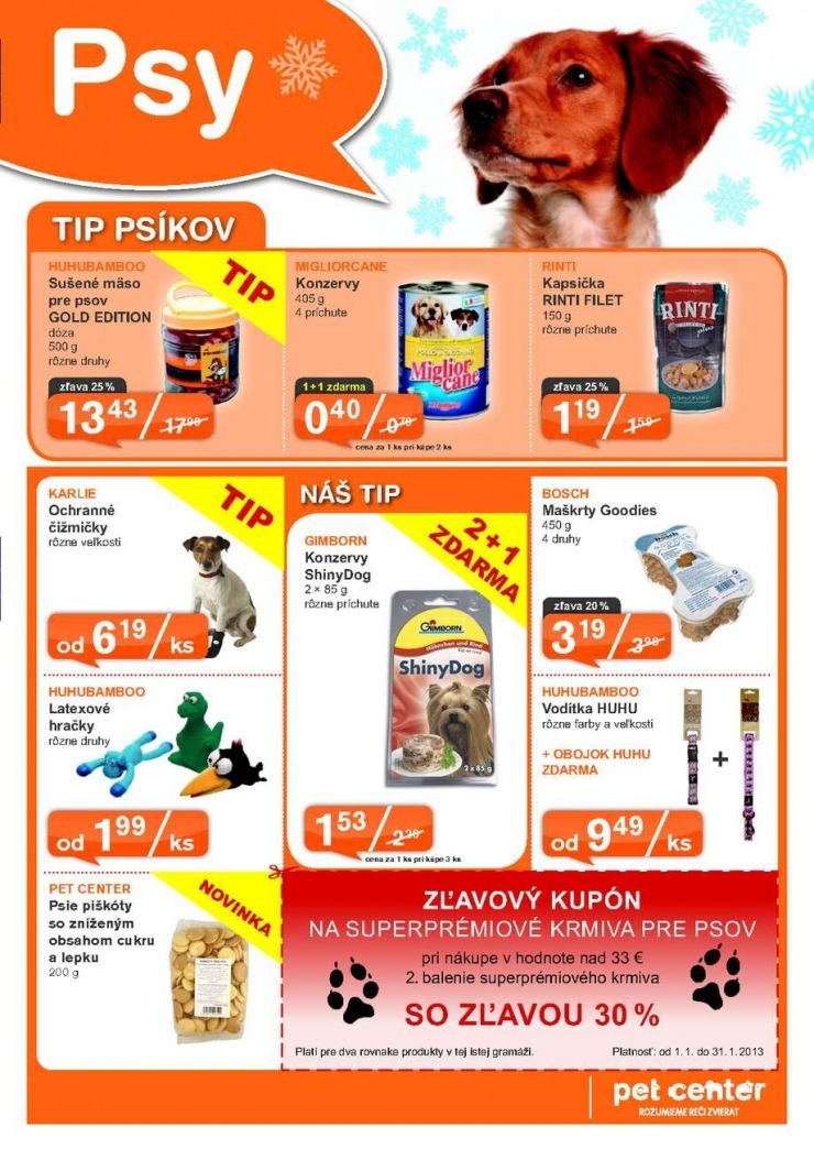 let�k ak�n� ponuka Pet Center  strana 3