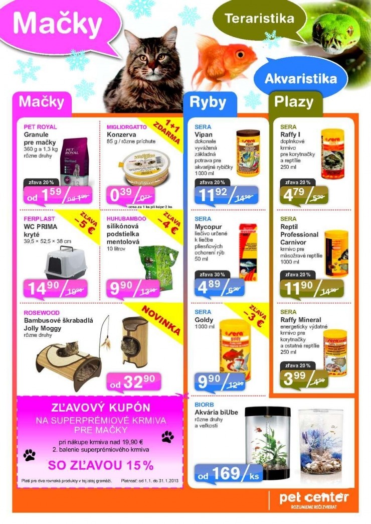 let�k ak�n� ponuka Pet Center  strana 5