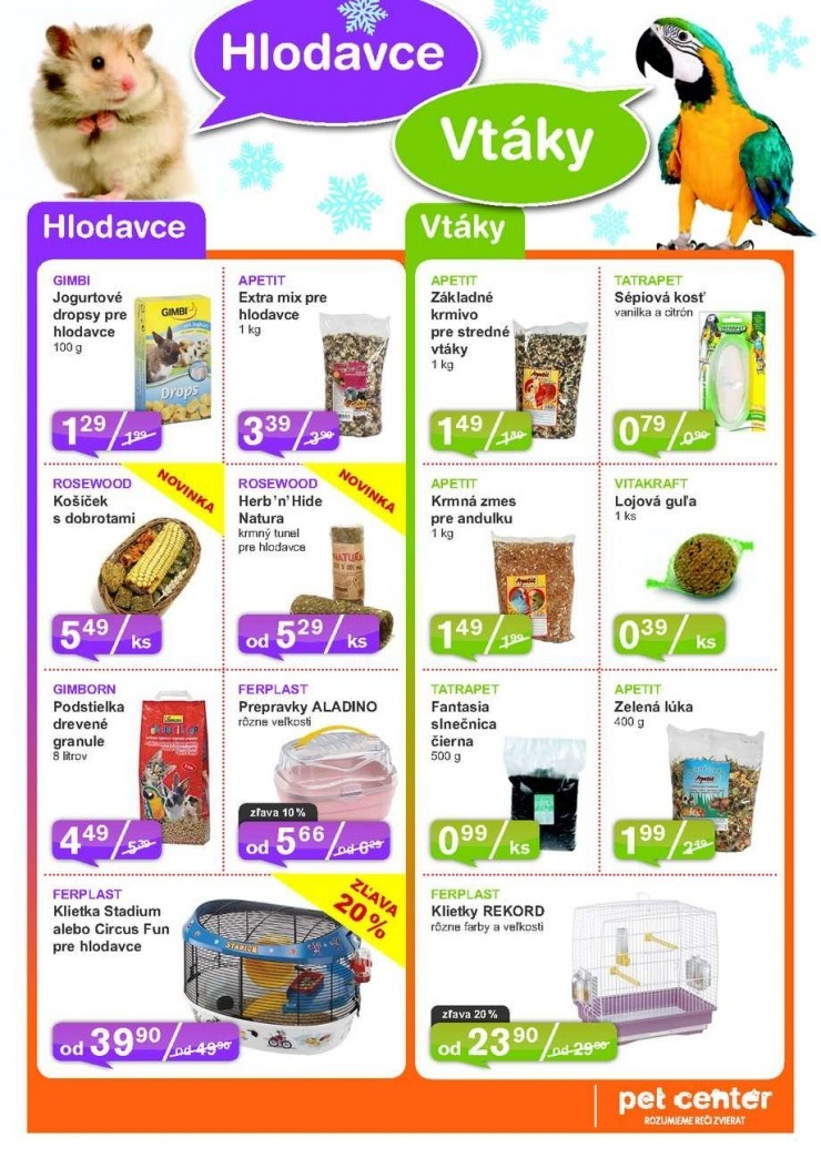 let�k ak�n� ponuka Pet Center  strana 7