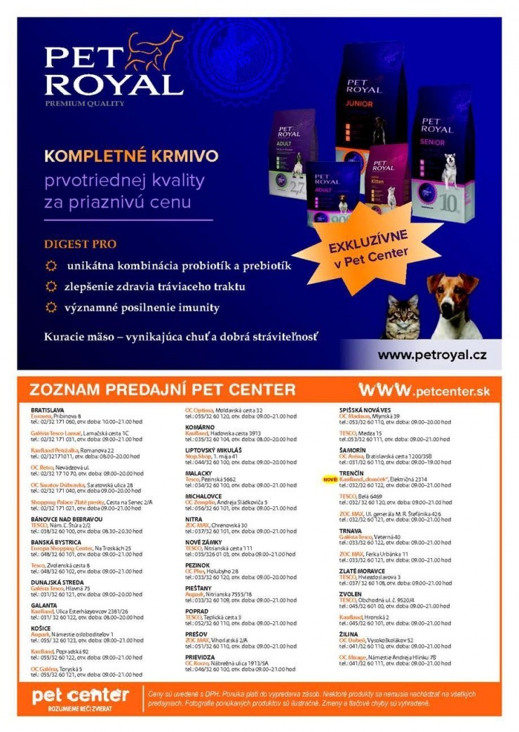let�k ak�n� ponuka Pet Center  strana 8