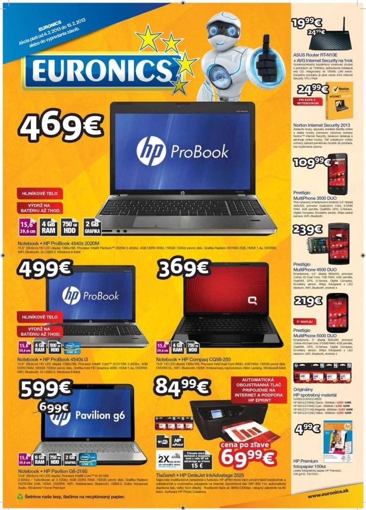 let�k Euronics - notebooky strana 1