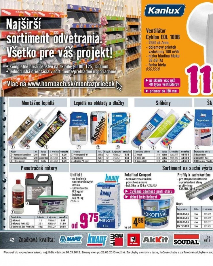 let�k HORNBACH - trendy b�vania 2013 strana 42