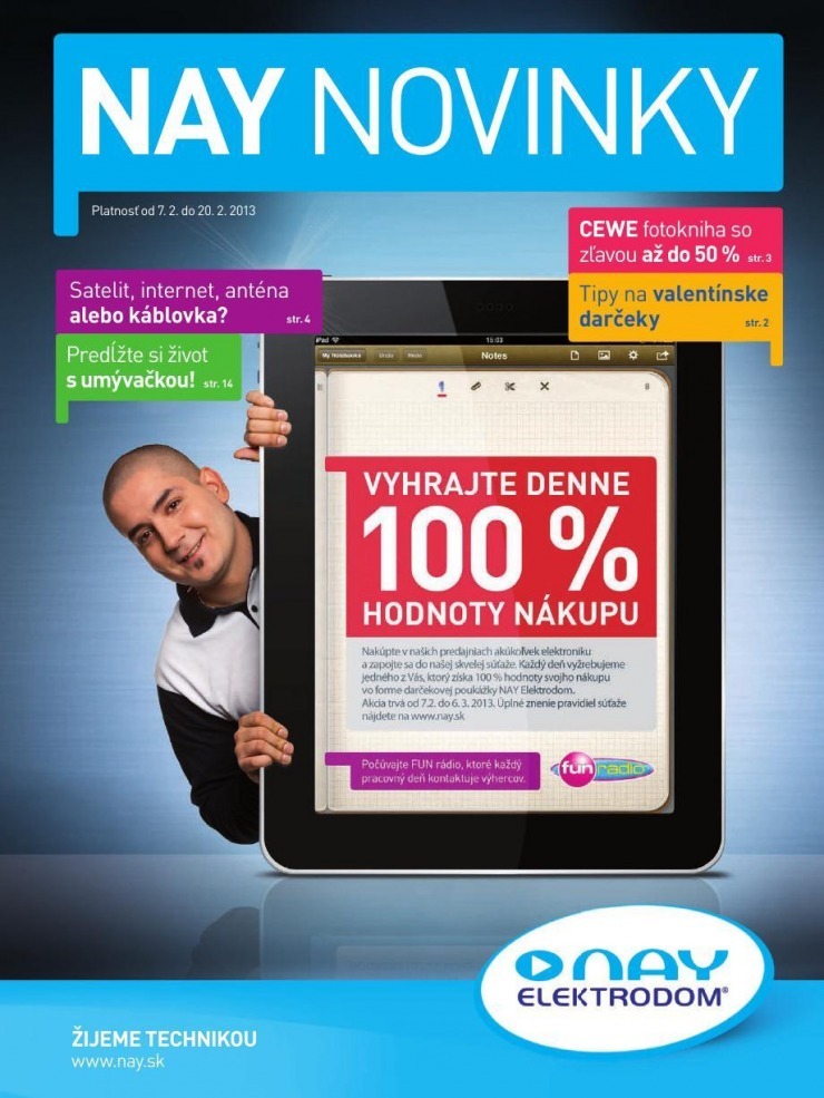 let�k NAY Elektrodom - novinky strana 1