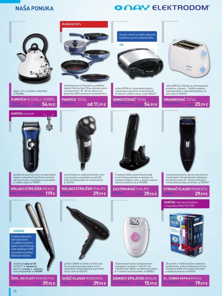 let�k NAY Elektrodom - novinky strana 18