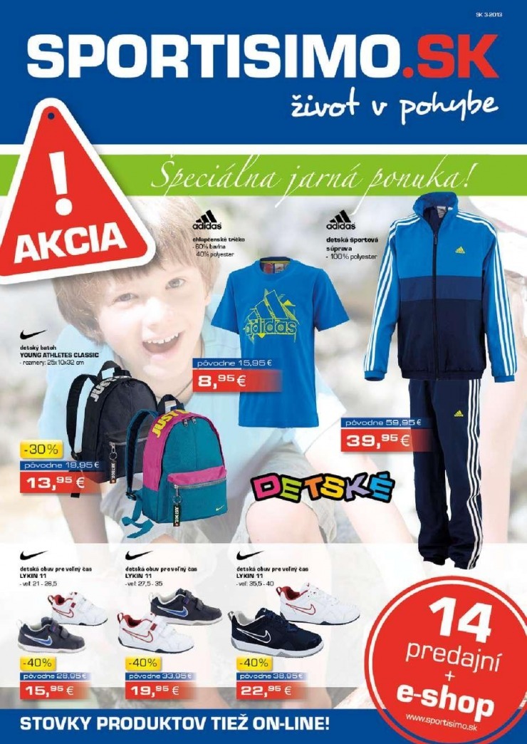 let�k akciov� let�k Sportisimo strana 1