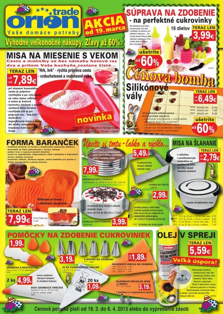 let�k Oriontrade - Ve�kono�n� pe�enie strana 1