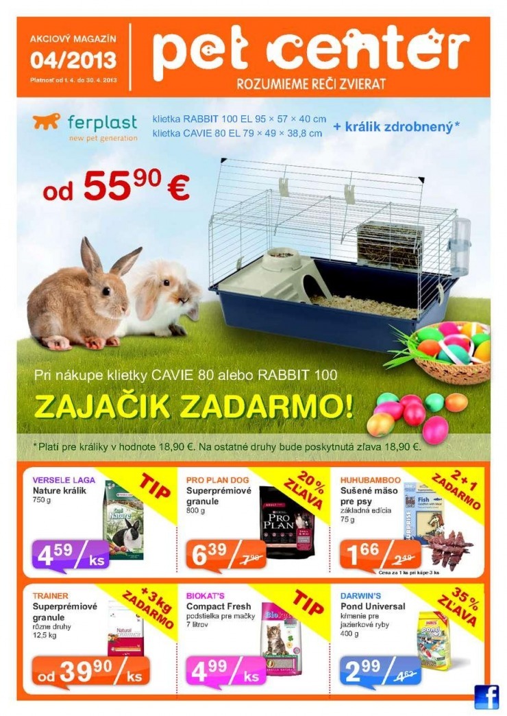 let�k �peci�lna ponuka Pet Center strana 1