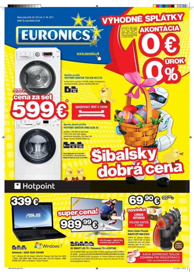 let�k Euronics ak�n� ceny strana 1
