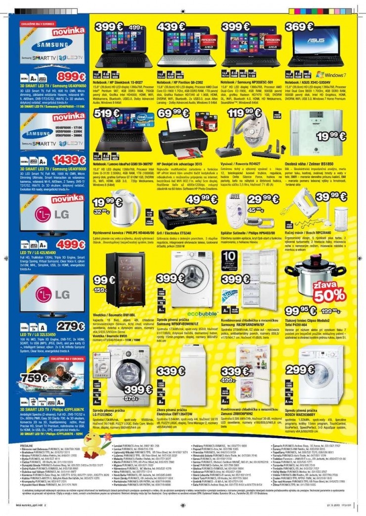 let�k Euronics ak�n� ceny strana 2